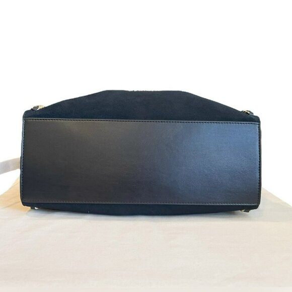 🔥NeW! $598 Large Michael Kors Mina Suede Chain Shoulder Bag - Picture 9 of 10